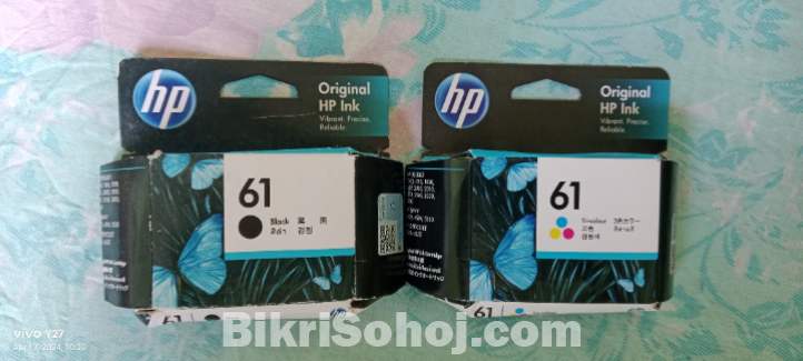 Original HP ink 61 tri Printer cartridge